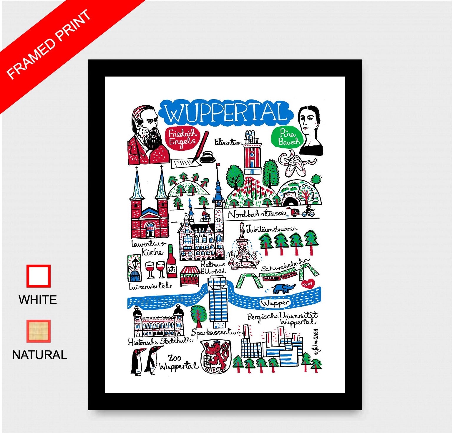 Wuppertal Art Print by Julia Gash