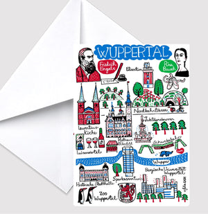 Wuppertal Greeting Card by Julia Gash