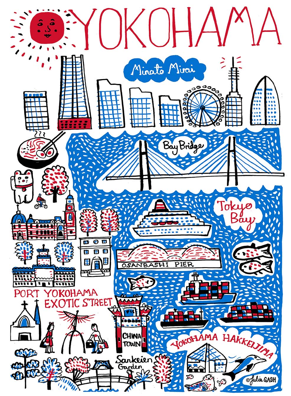 Yokohama Postcard - Julia Gash