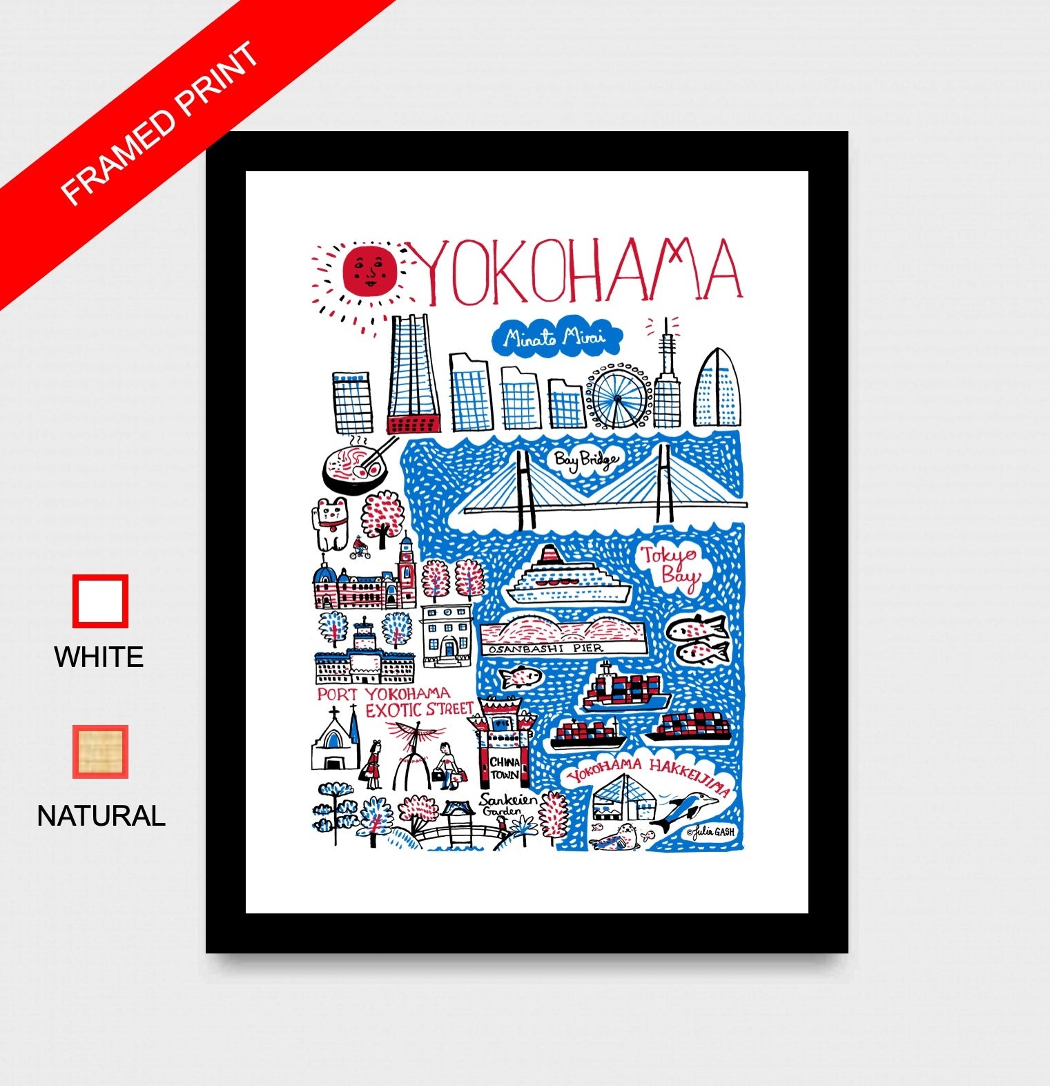 Yokohama Art Print