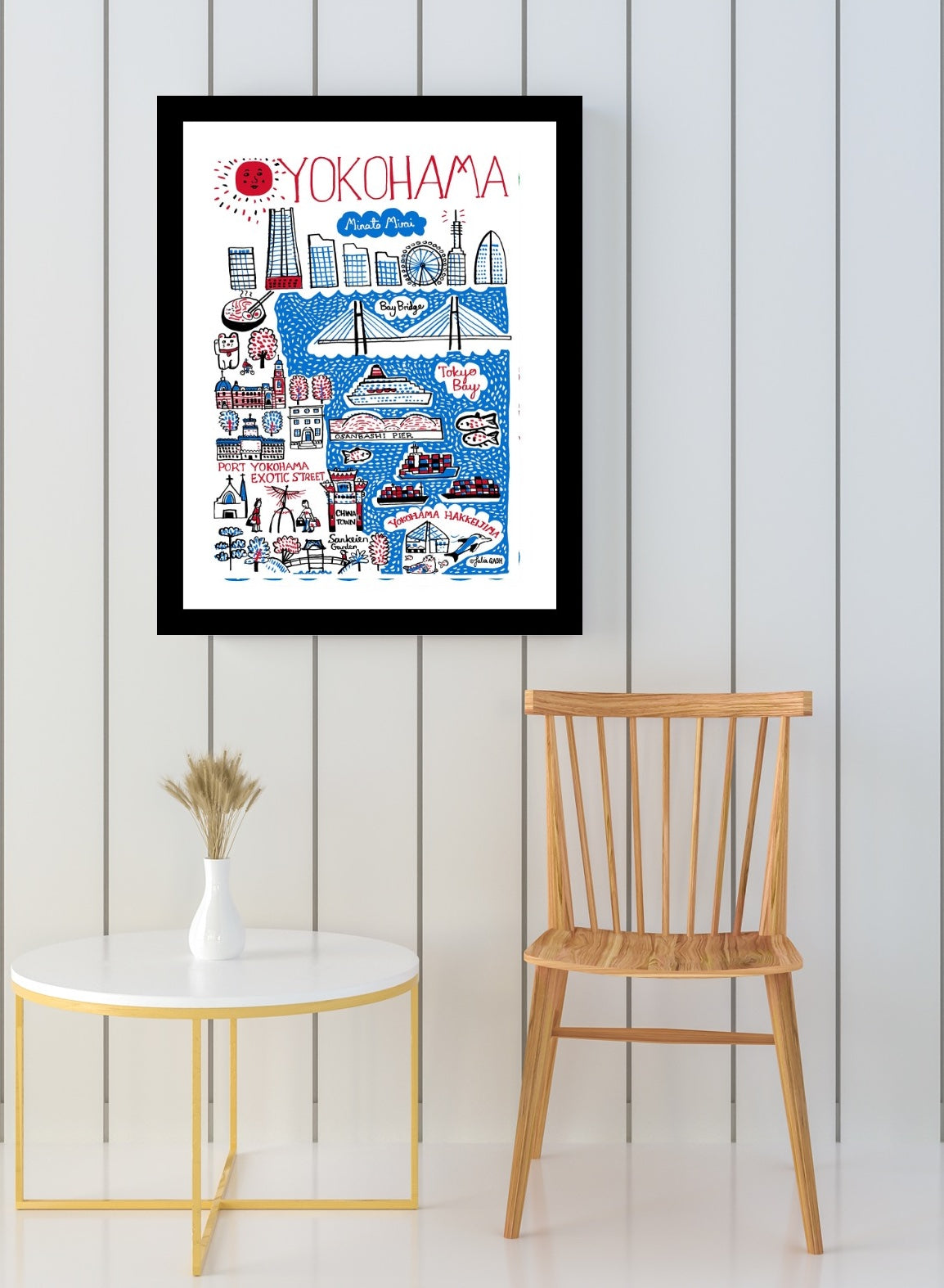 Yokohama Art Print