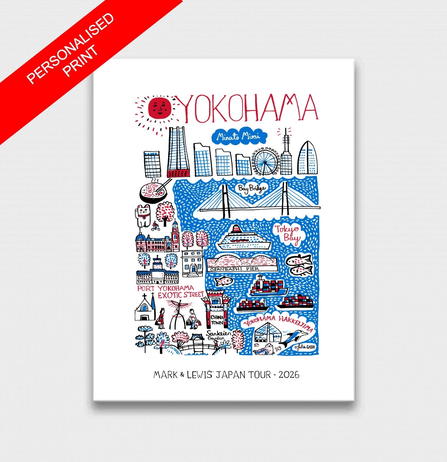 Yokohama Art Print