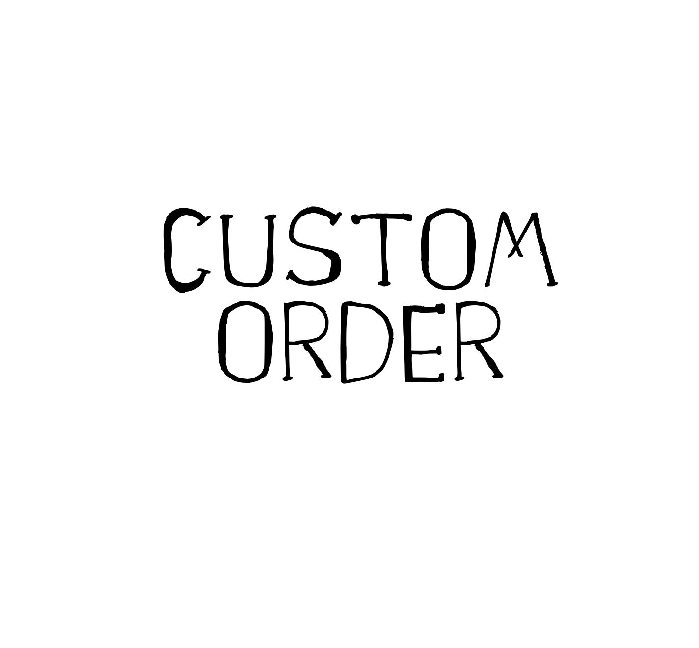 Custom Order Edits - Pittsburgh