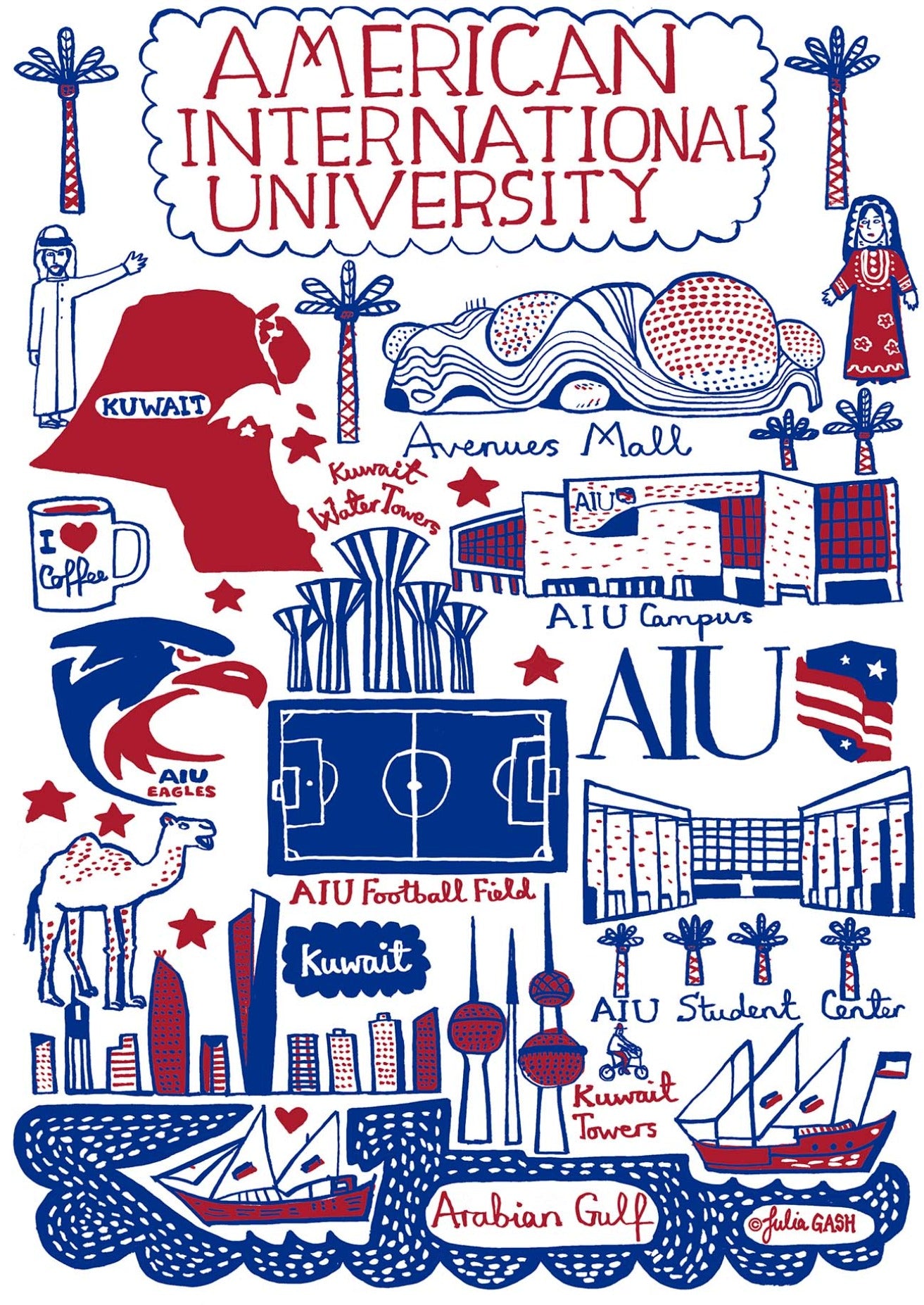 American International University - Kuwait Design by Julia Gash