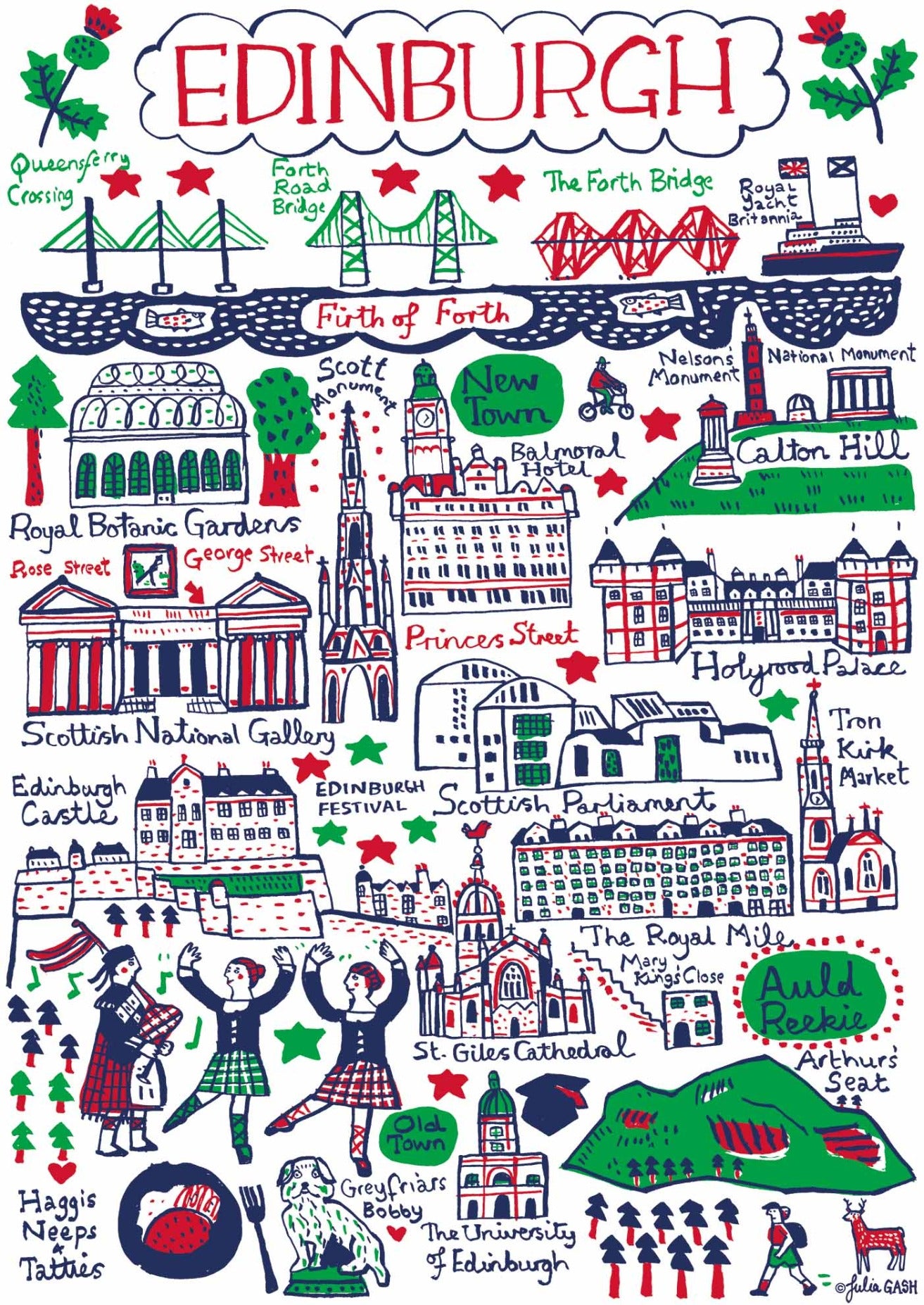 Edinburgh Postcard - Julia Gash