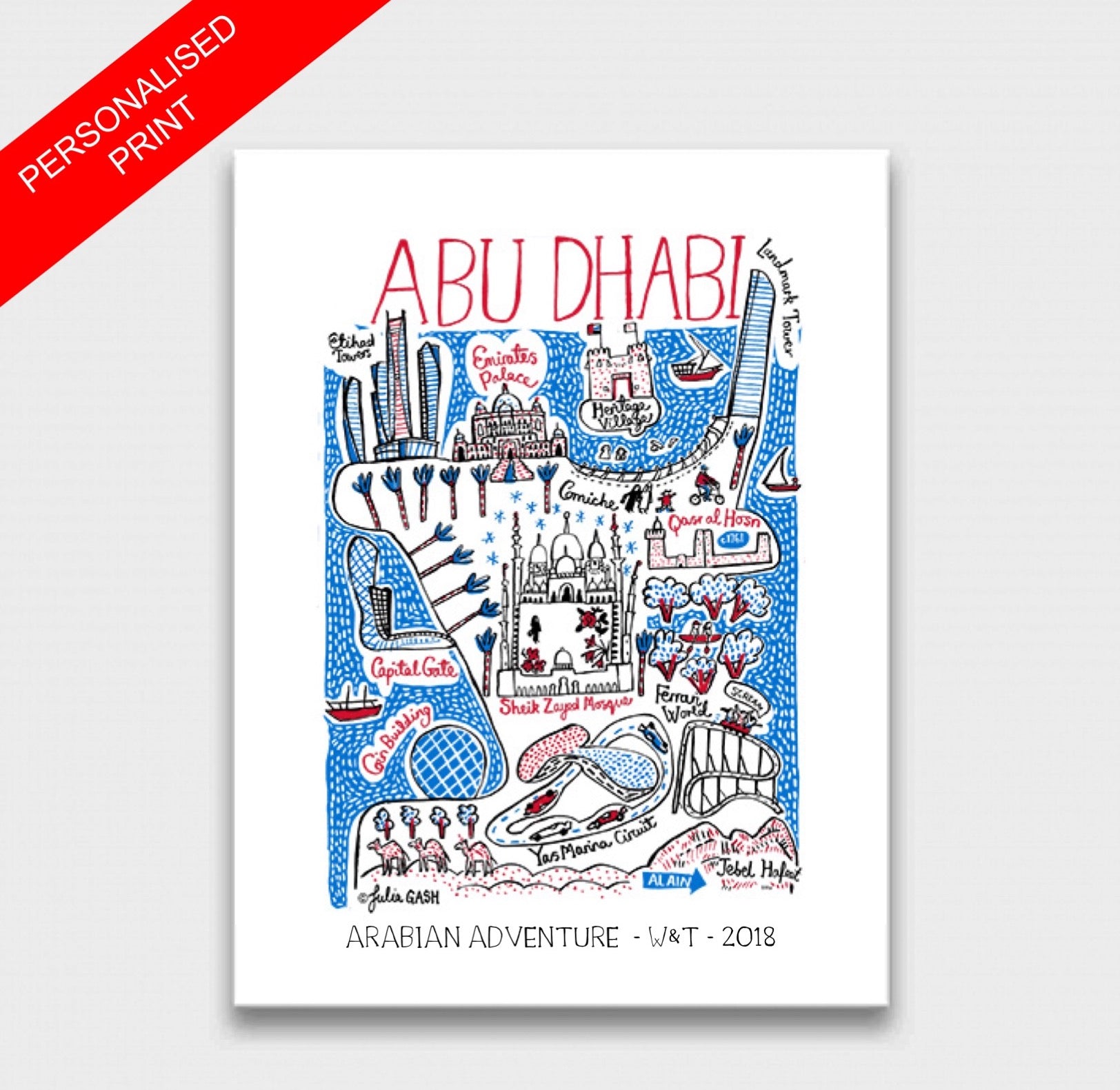 Abu Dhabi Art Print - Julia Gash