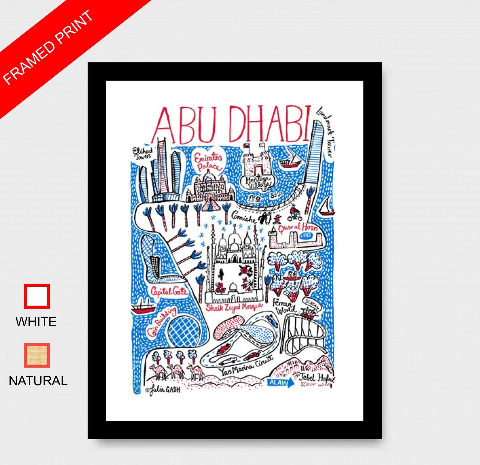 Abu Dhabi Art Print - Julia Gash