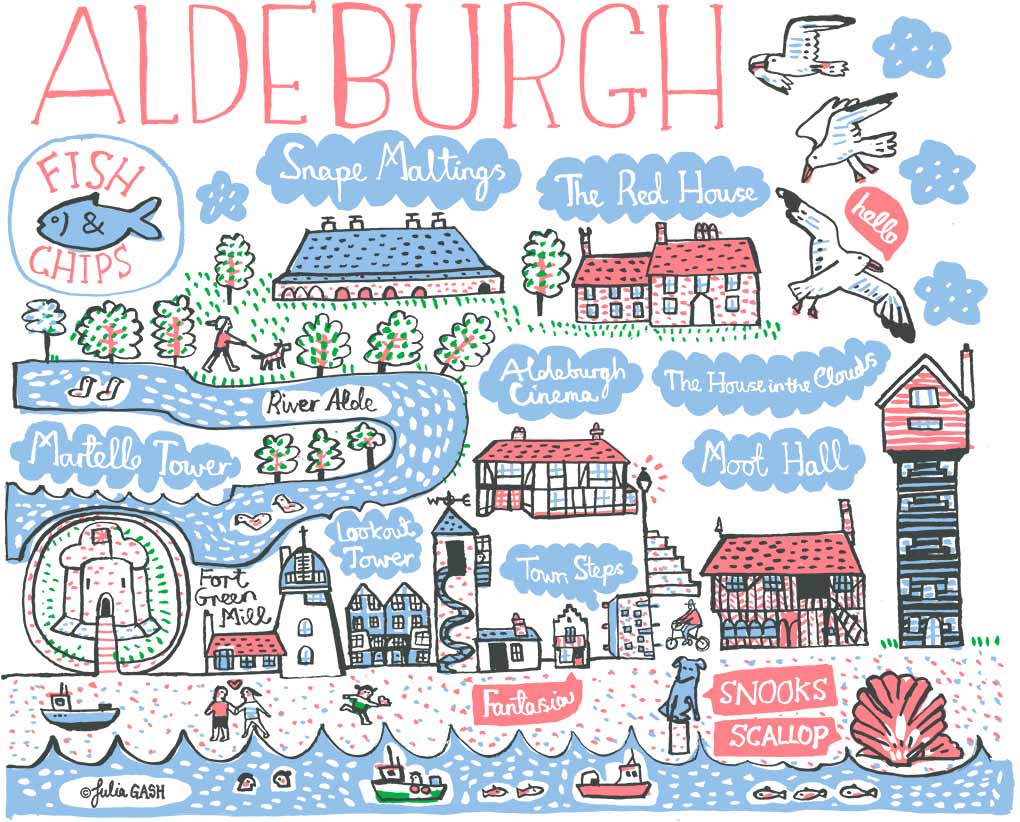 Aldeburgh Postcard - Julia Gash