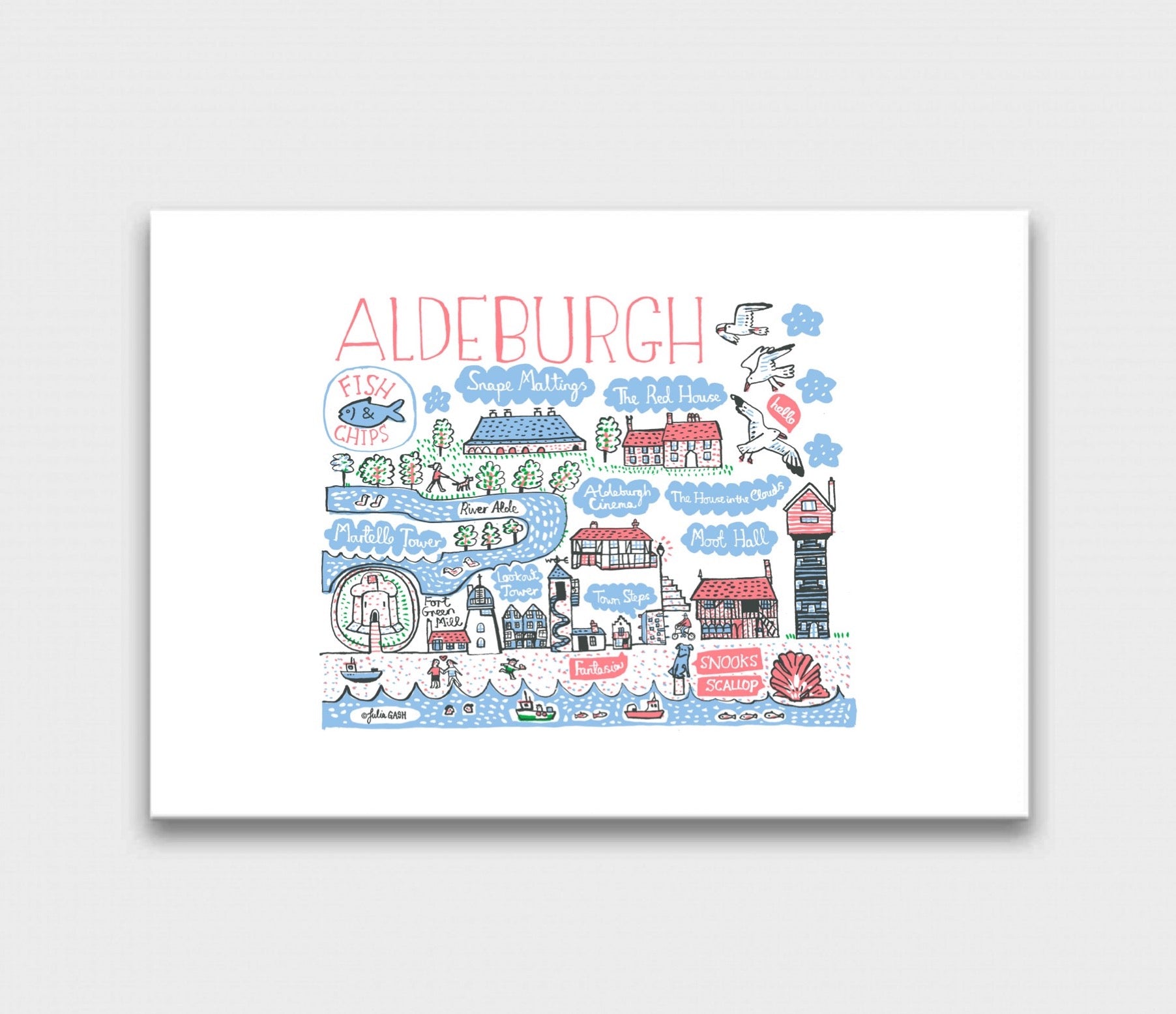 Aldeburgh Art Print - Julia Gash