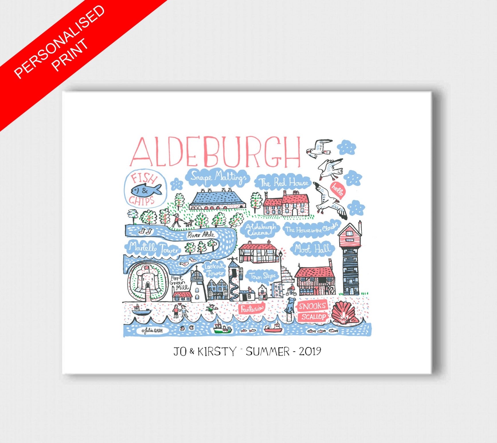 Aldeburgh Art Print - Julia Gash