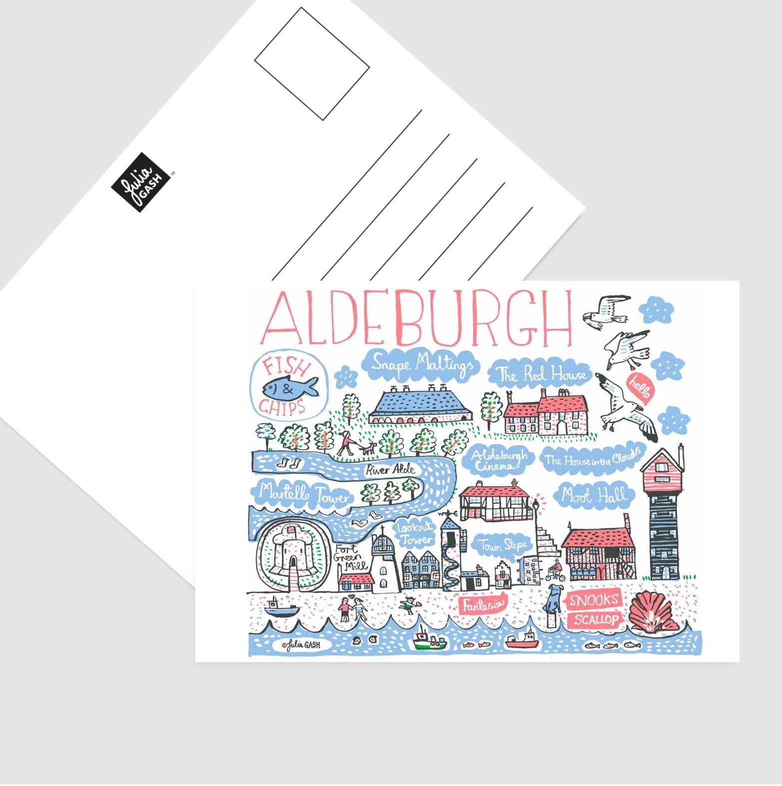 Aldeburgh Postcard - Julia Gash