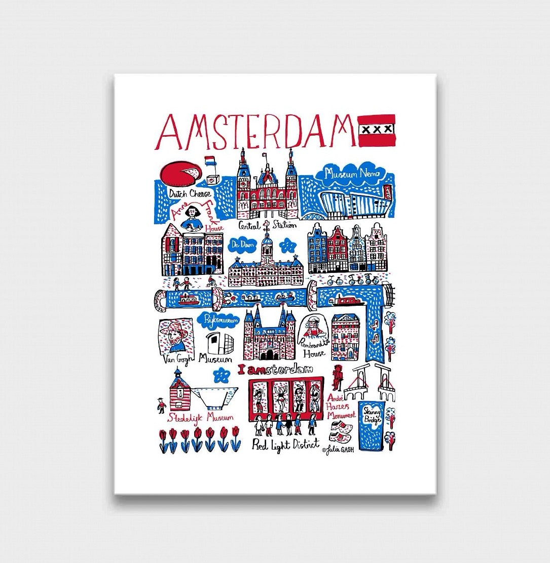 Amsterdam Art Print by Julia Gash