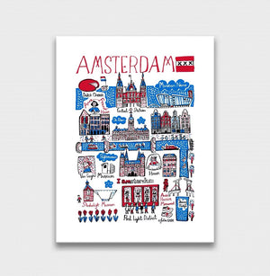 Amsterdam Art Print by Julia Gash