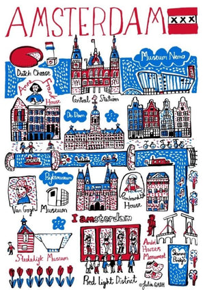 Amsterdam Postcard - Julia Gash