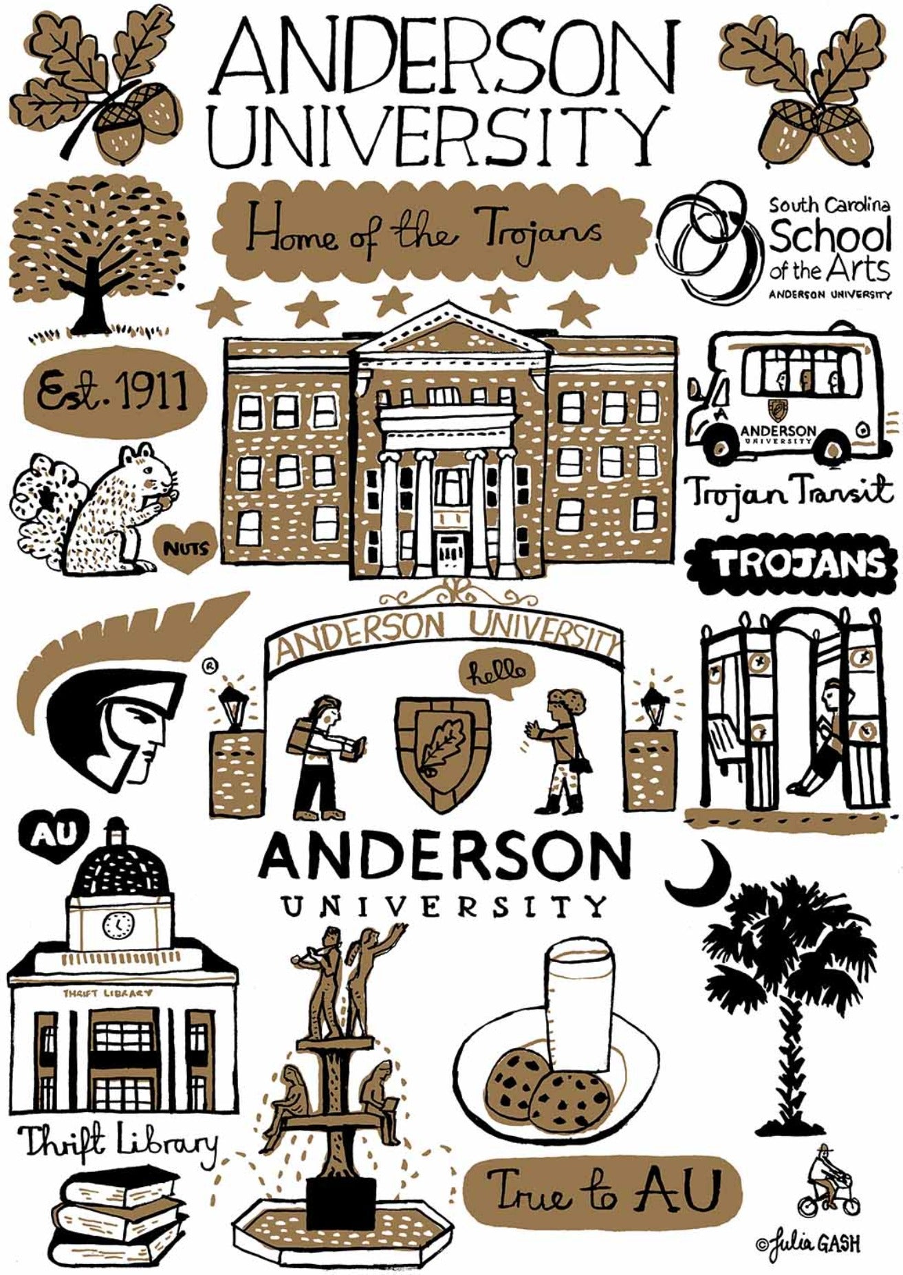 Anderson University Design by Julia Gash