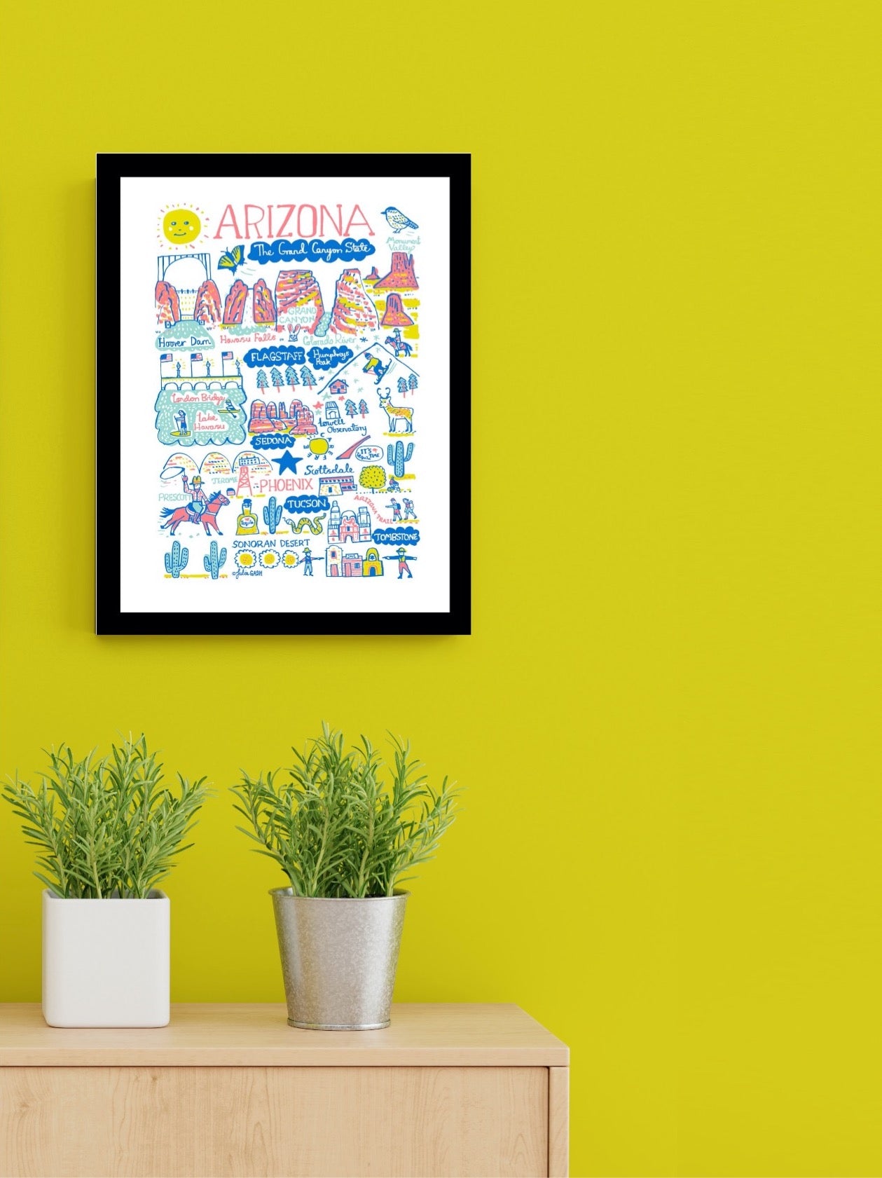 Arizona Art Print by Julia Gash