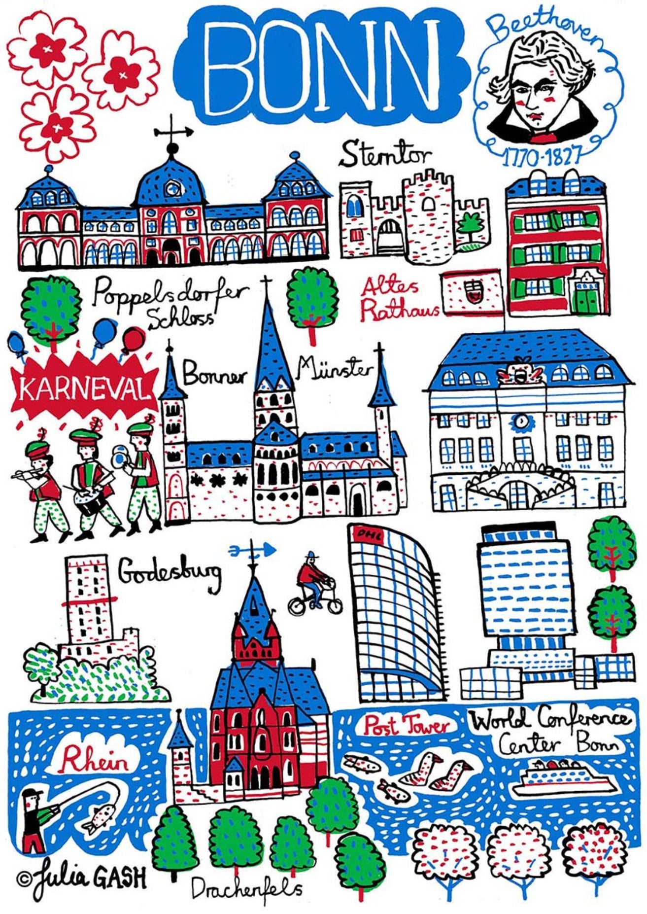 Bonn Art Print - Julia Gash