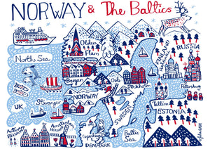 Norway & The Baltics Art Print - Julia Gash