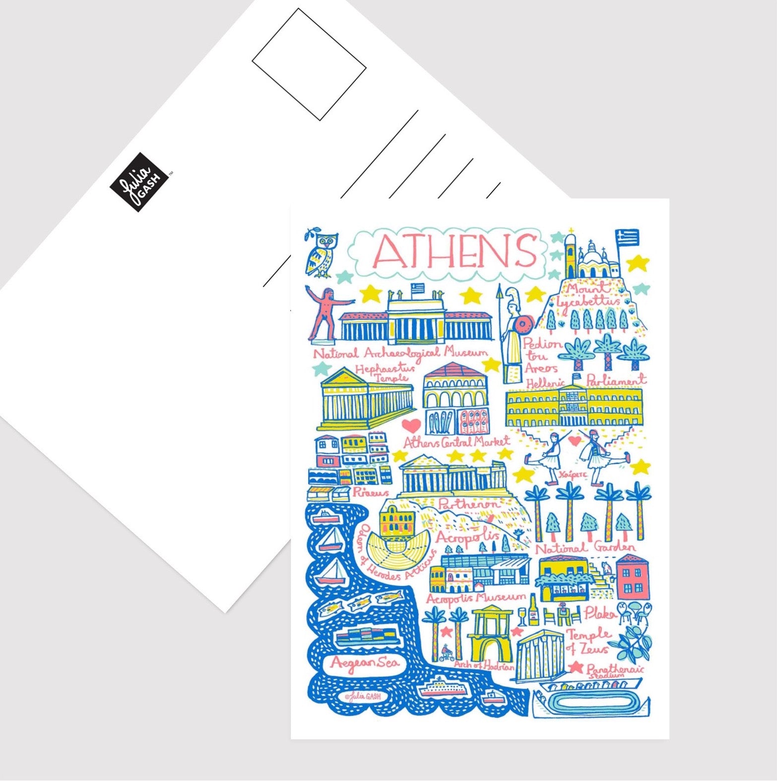 Athens Postcard - Julia Gash