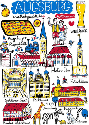 Augsburg Postcard - Julia Gash