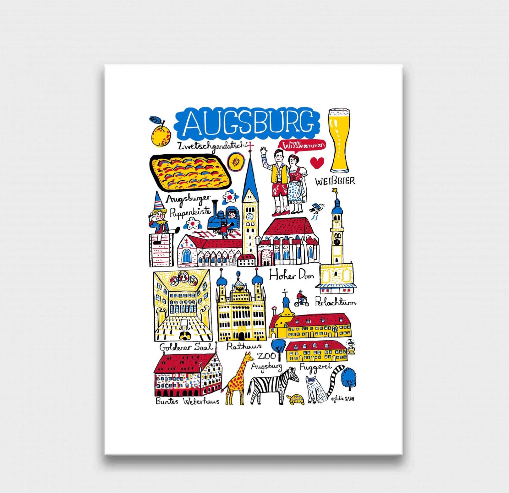 Augsburg Art Print - Julia Gash