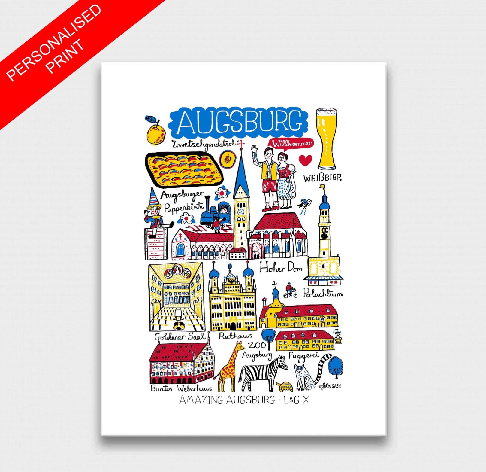 Augsburg Art Print - Julia Gash