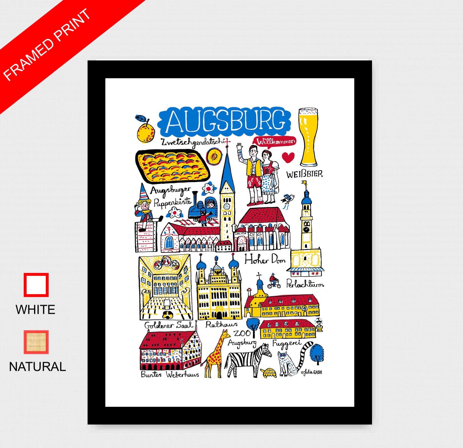 Augsburg Art Print - Julia Gash