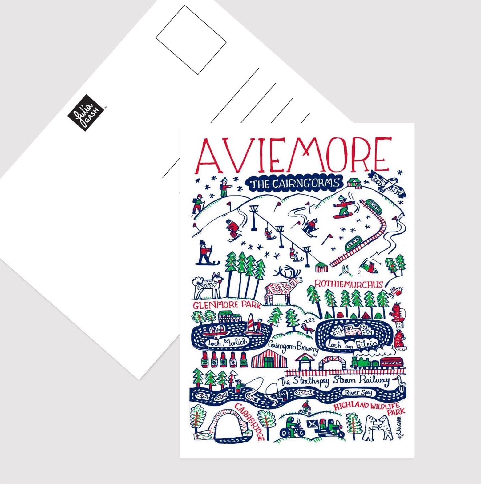 Aviemore Postcard - Julia Gash