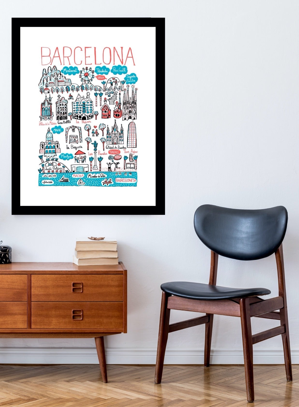 Barcelona Art Print - Julia Gash