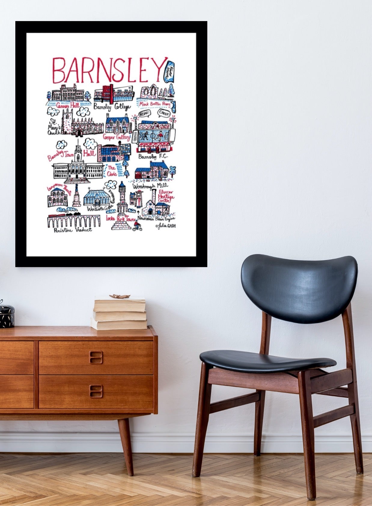 Barnsley Art Print - Julia Gash