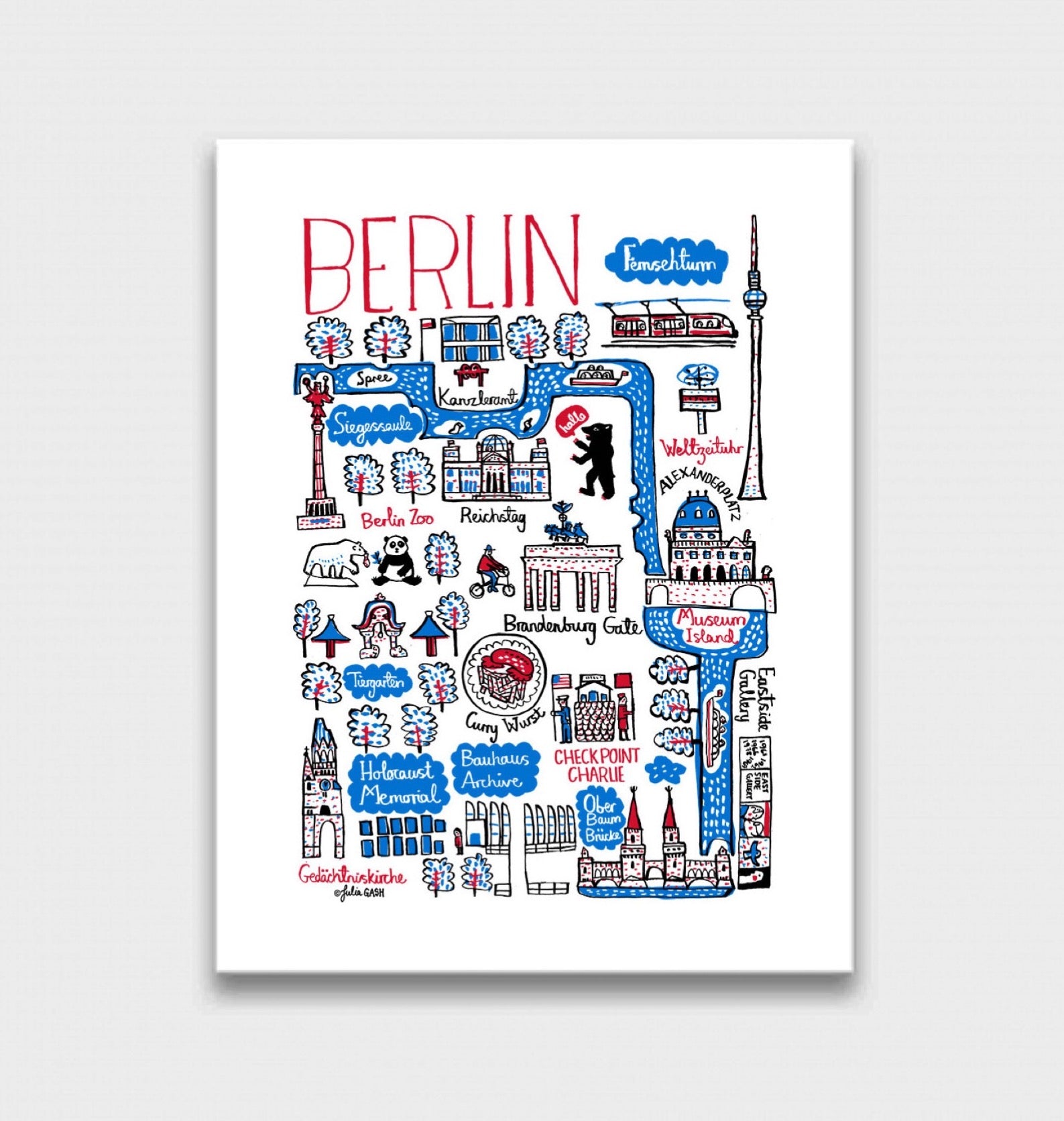 Berlin Art Print - Julia Gash