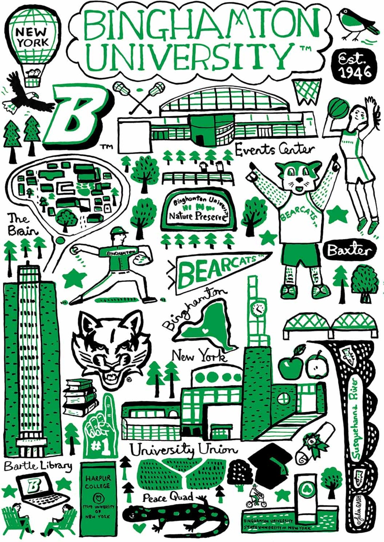 Binghamton University by Julia Gash