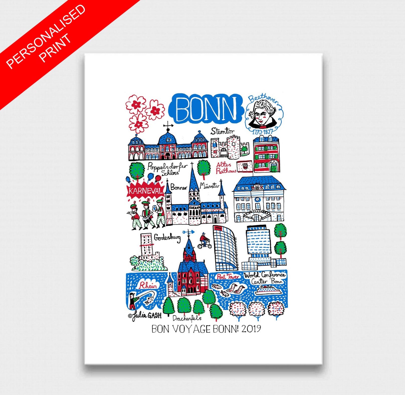 Bonn Art Print - Julia Gash