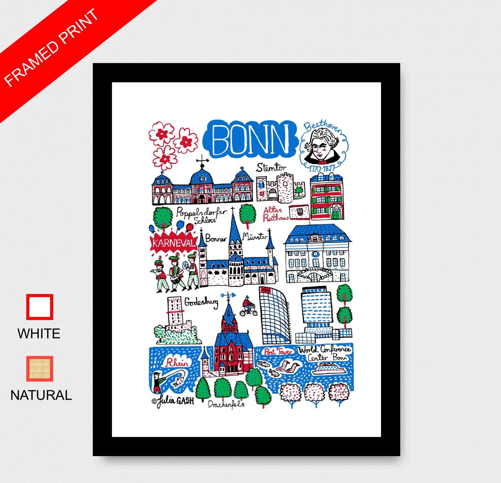 Bonn Art Print - Julia Gash