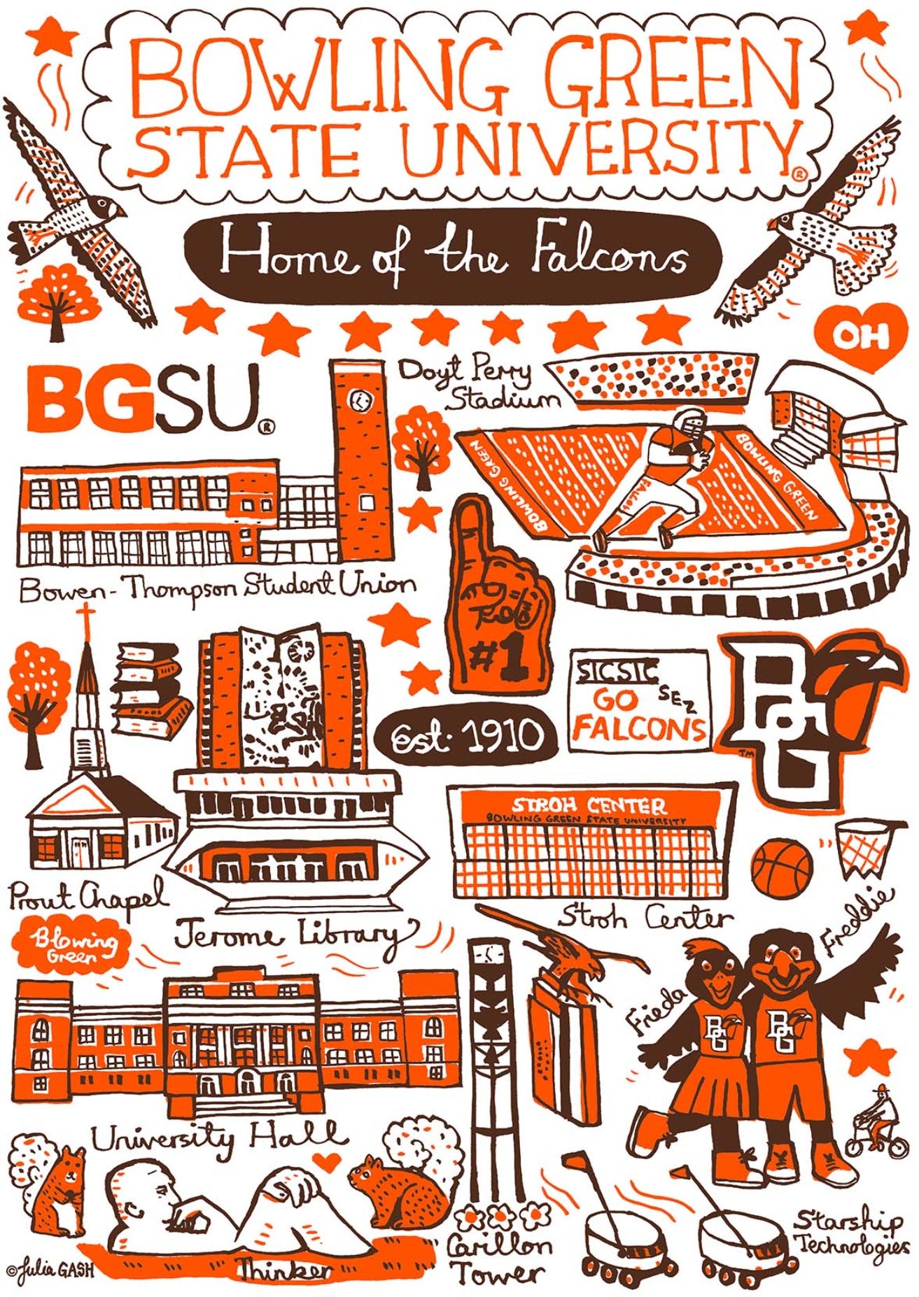 Bowling Green State University by Julia Gash