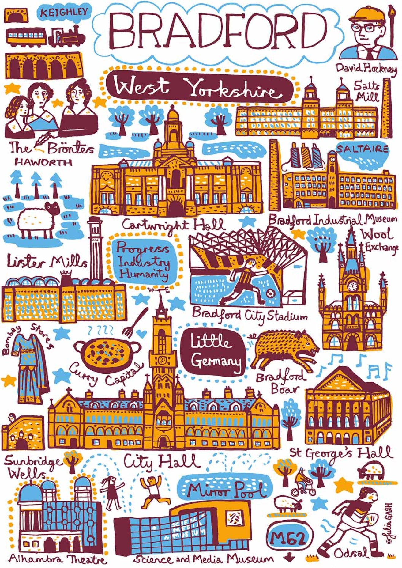 Bradford Art Print - Julia Gash