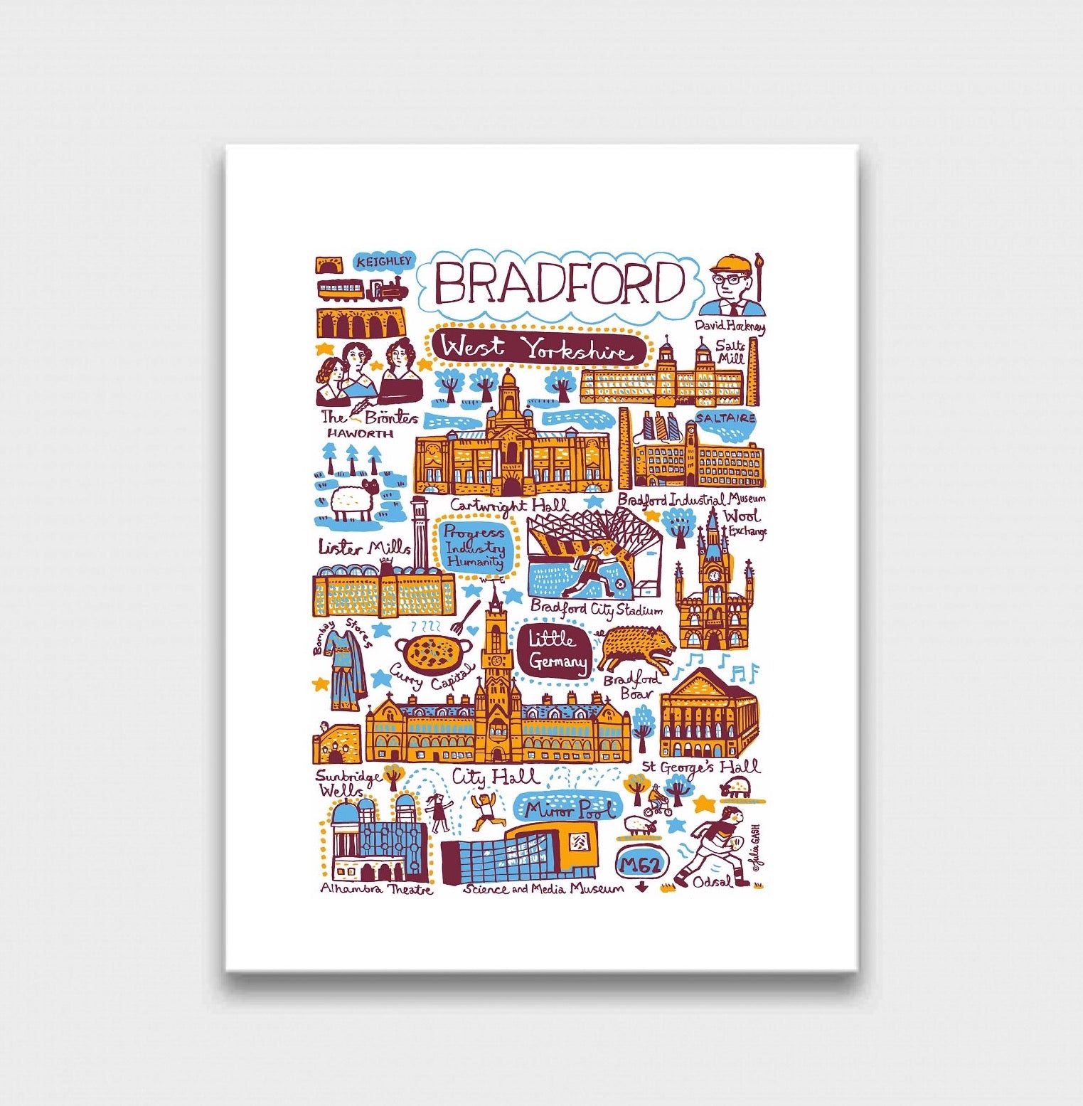 Bradford Art Print - Julia Gash