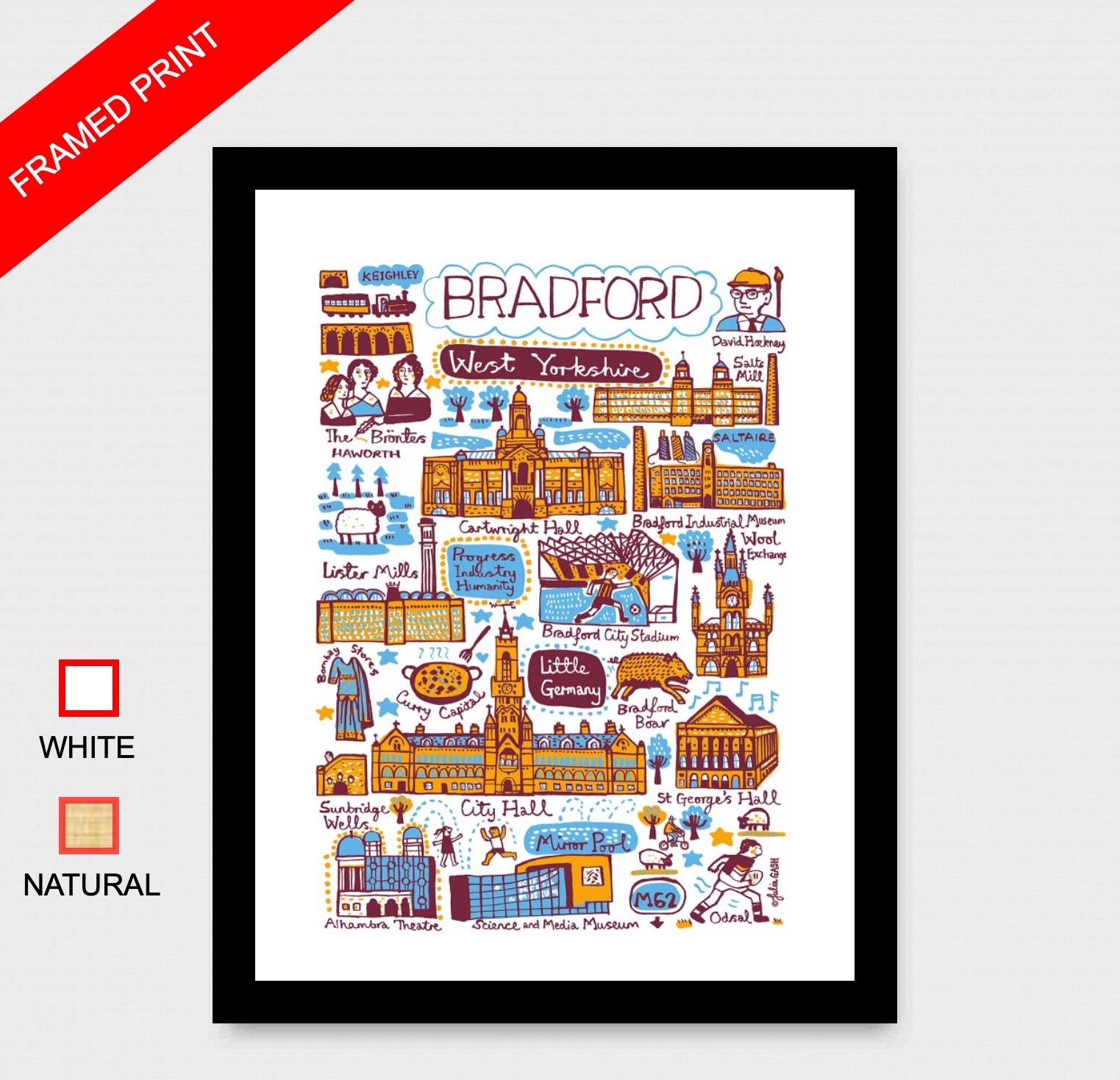 Bradford Art Print - Julia Gash