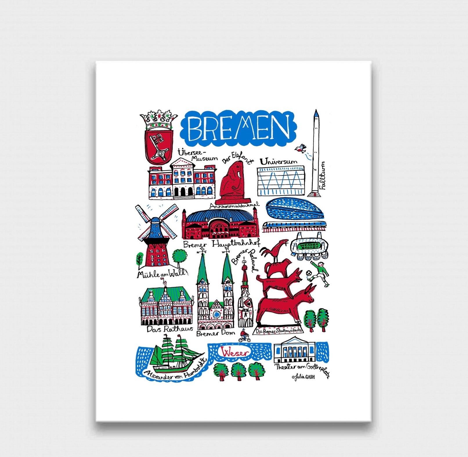 Bremen Art Print - Julia Gash