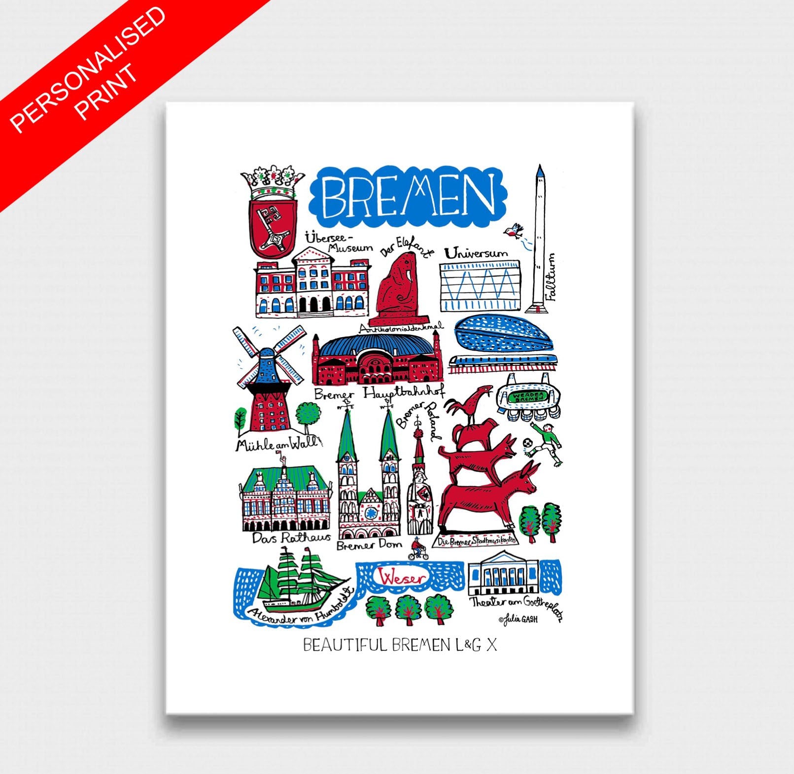 Bremen Art Print - Julia Gash