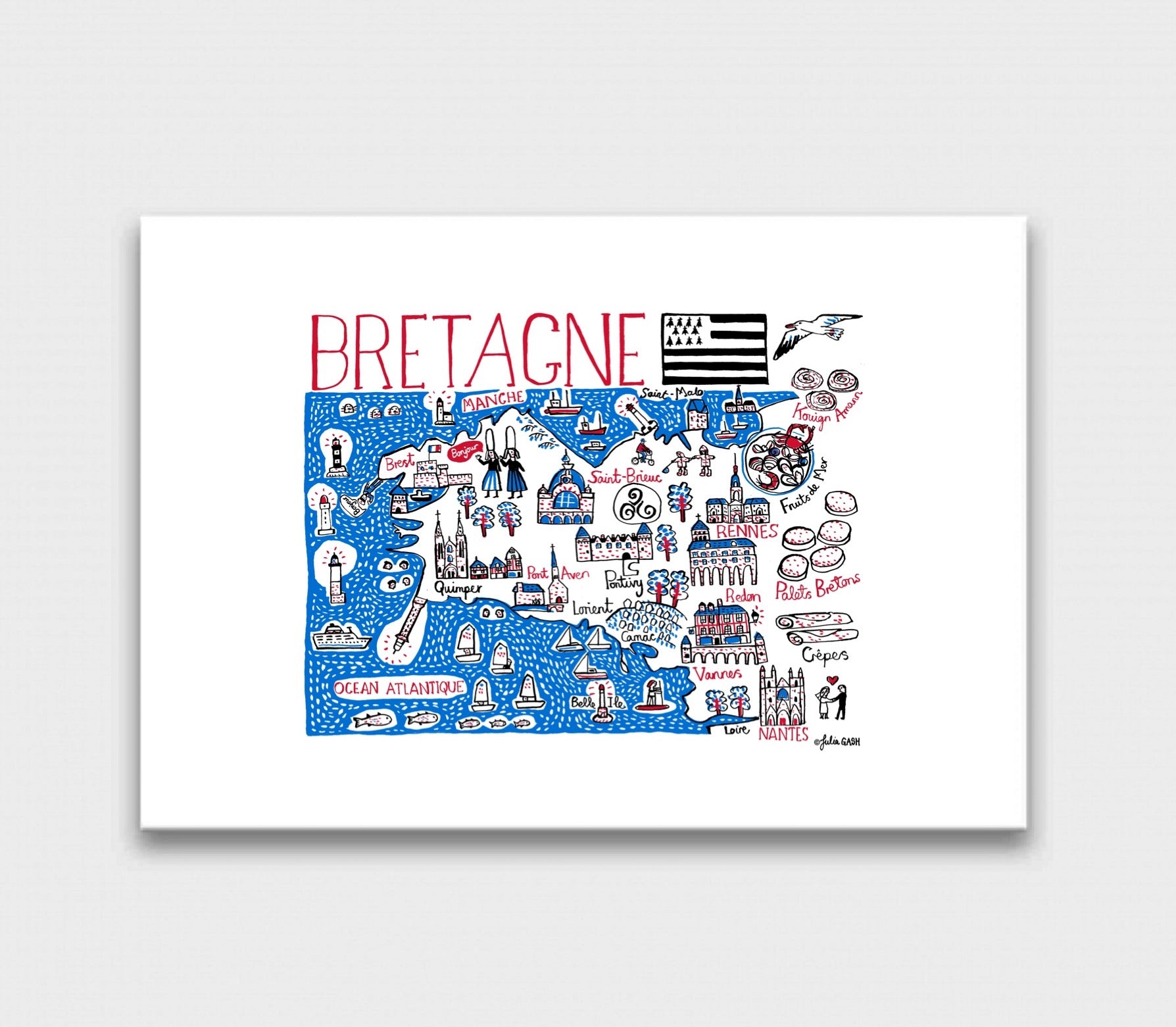 Bretagne Art Print - Julia Gash