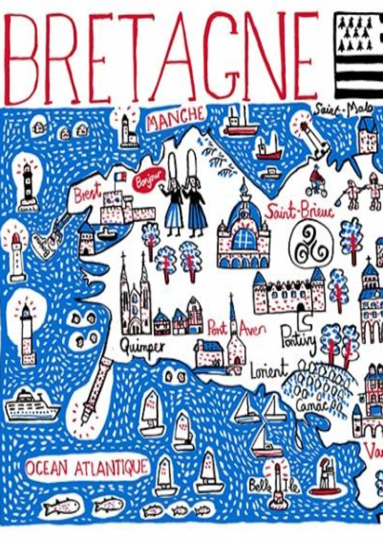 Bretagne Art Print - Julia Gash