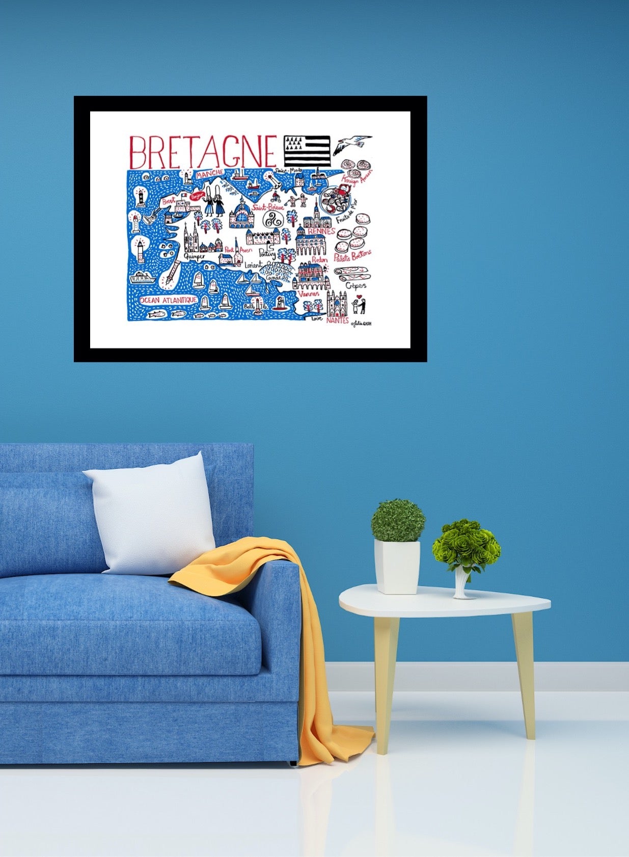 Bretagne Art Print - Julia Gash