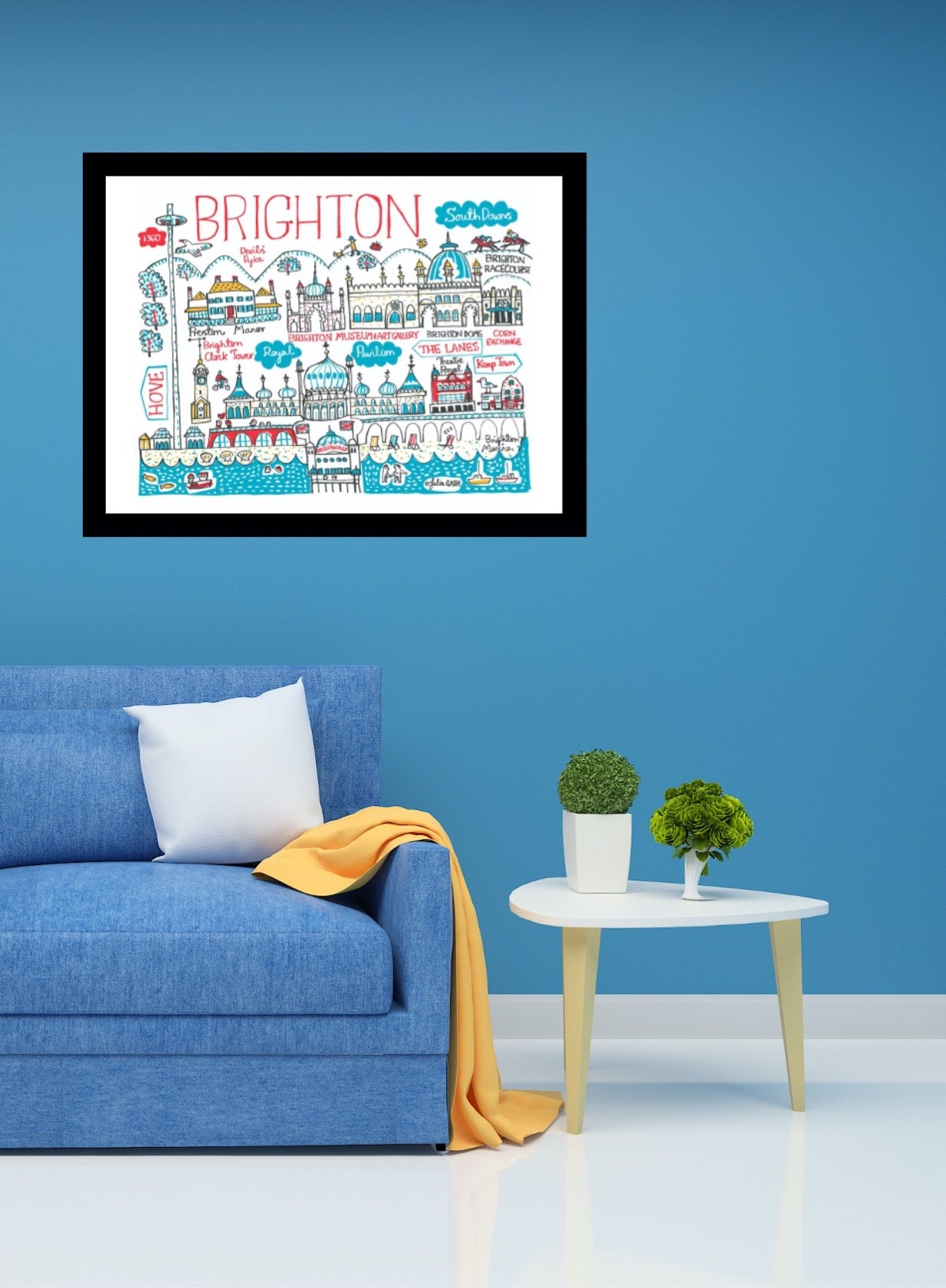 Brighton Art Print - Julia Gash