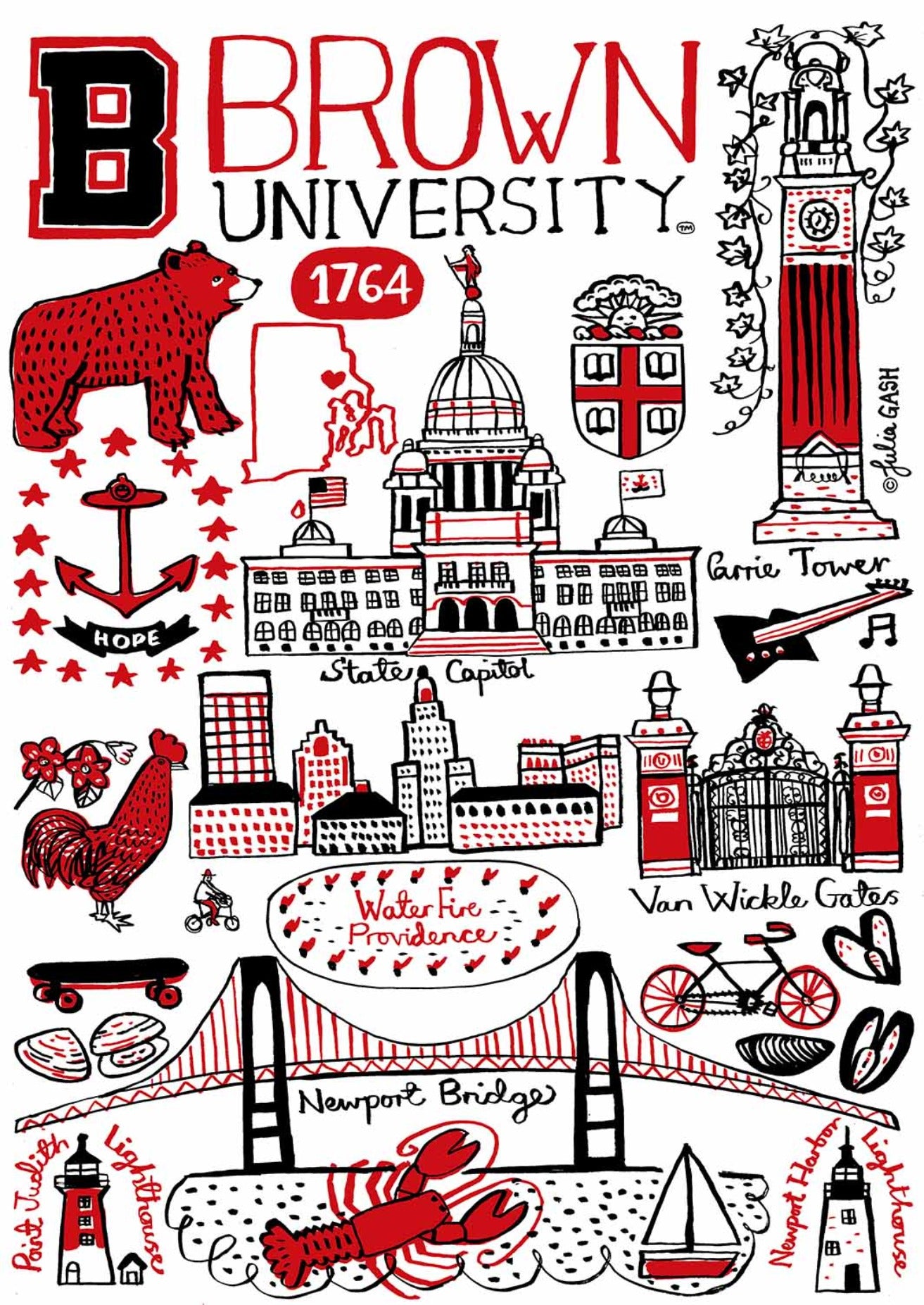 Brown University Design by Julia Gash