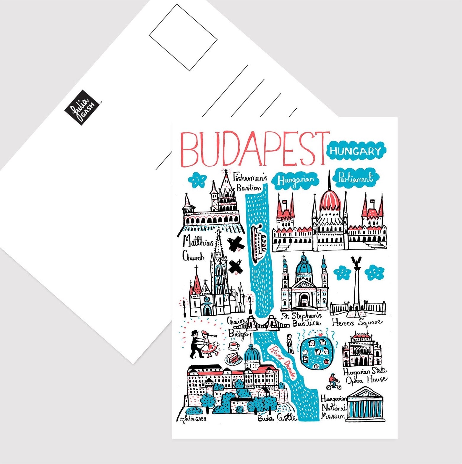 Budapest Postcard - Julia Gash