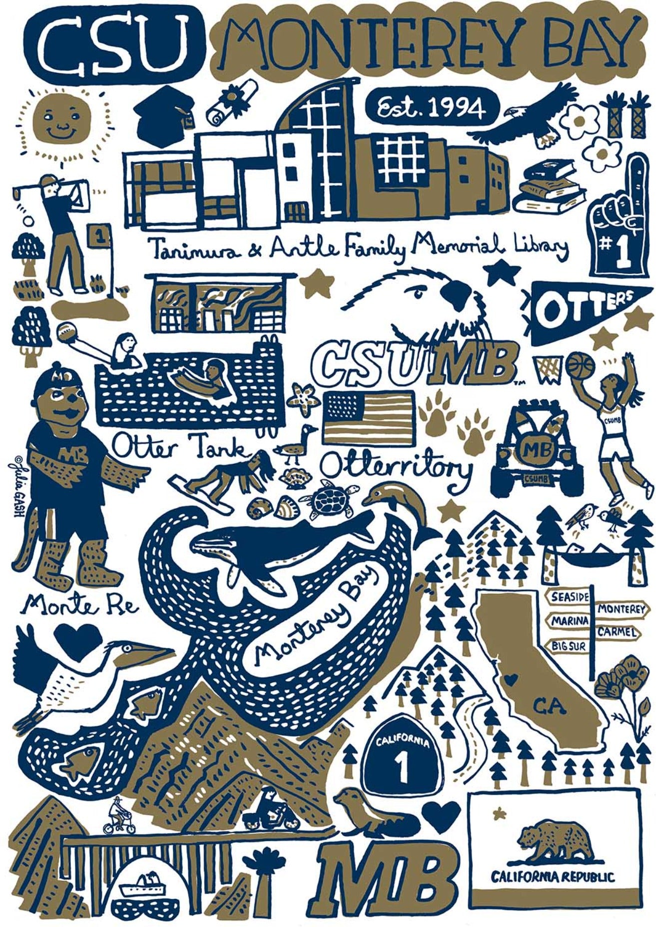 CSU Monterey Bay Design Julia Gash