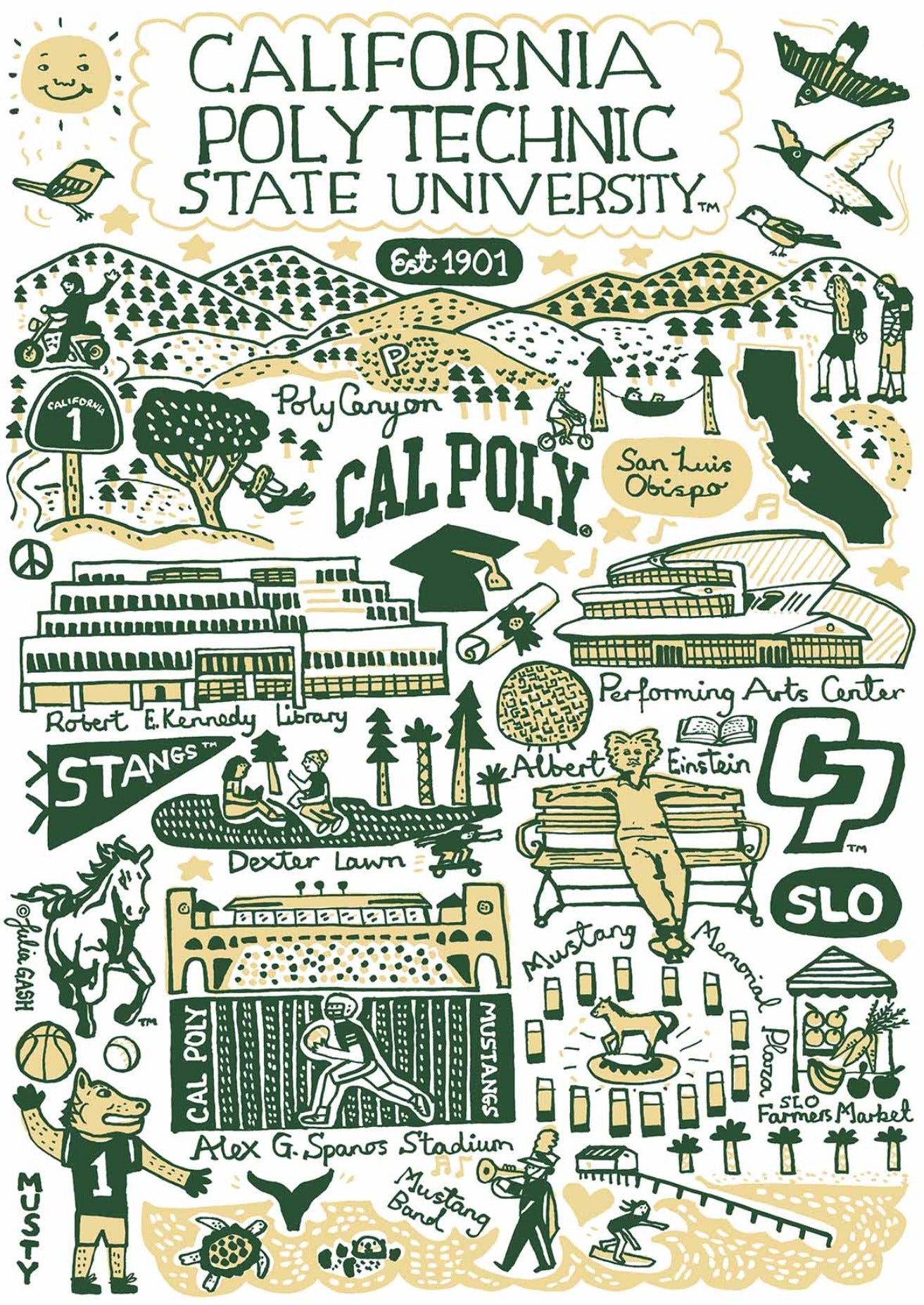 California Poly State University by Julia Gash