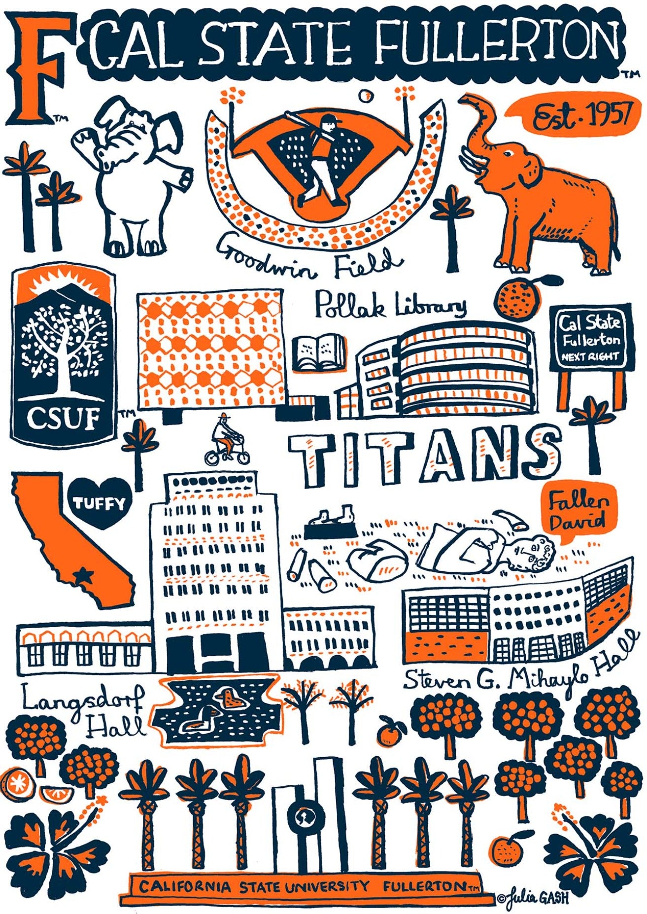 Cal State Fullerton by Julia Gash