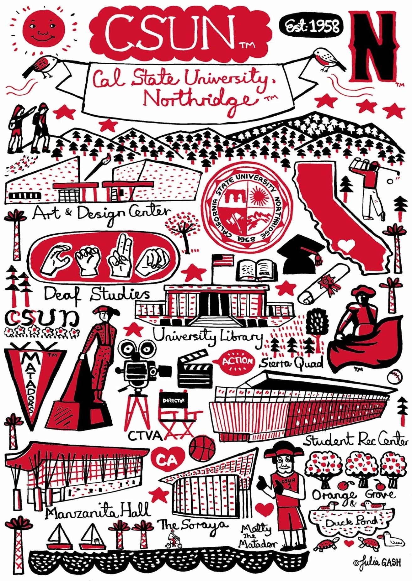 Cal State University, Northridge Design - Julia Gash